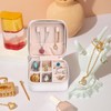 NALER Jewelry Storage, Mini Jewelry Box, Accessory Case, PU, Portable,