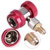 Quick Coupler, R134 A/C Low/High Quick Coupling Air Conditioning Coupling