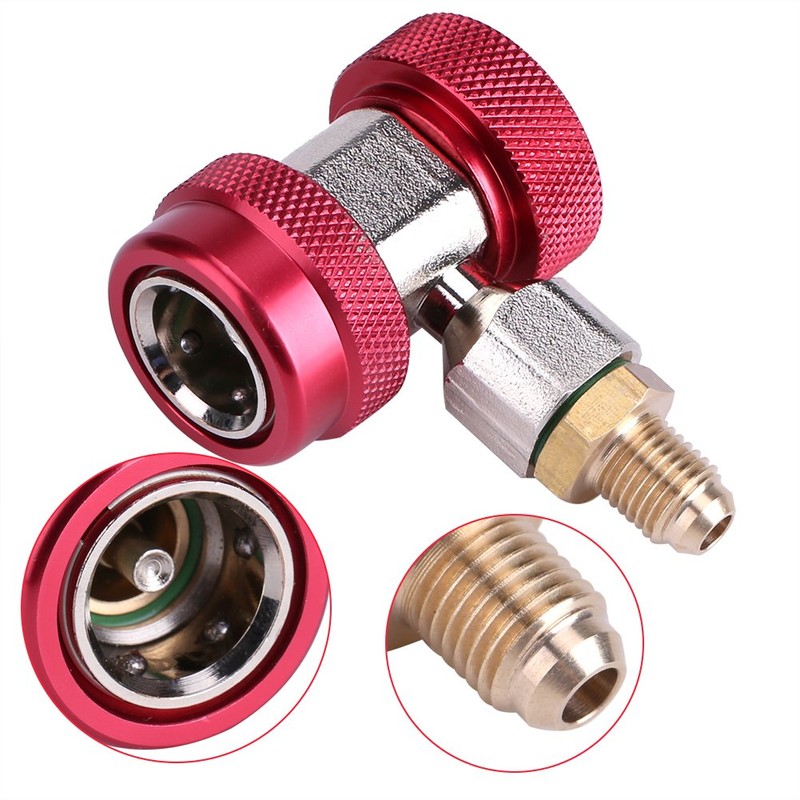 Quick Coupler, R134 A/C Low/High Quick Coupling Air Conditioning Coupling