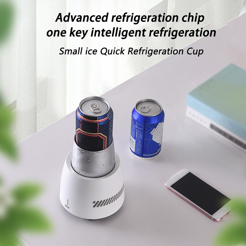 350ml Fast Cooling Cup White Instant Quick Drink Cooler Kettle