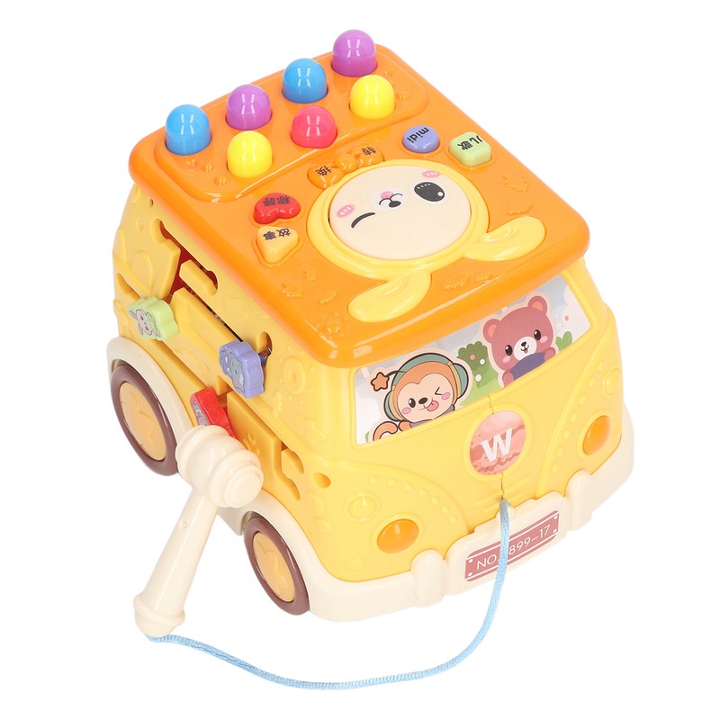 Bus Beat A Mole Toy Educational Sound Light Interactive Musical