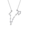 Clearine 925 Sterling Silver Necklace for Women - Pisces Constellation