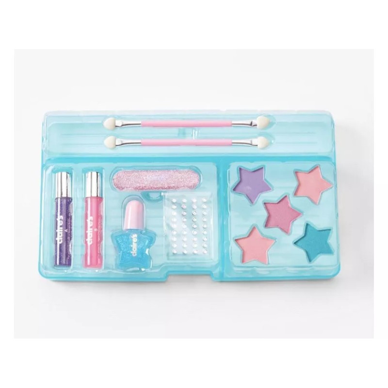 Claire’s initial E letter cosmetics makeup case box jewelry toy
