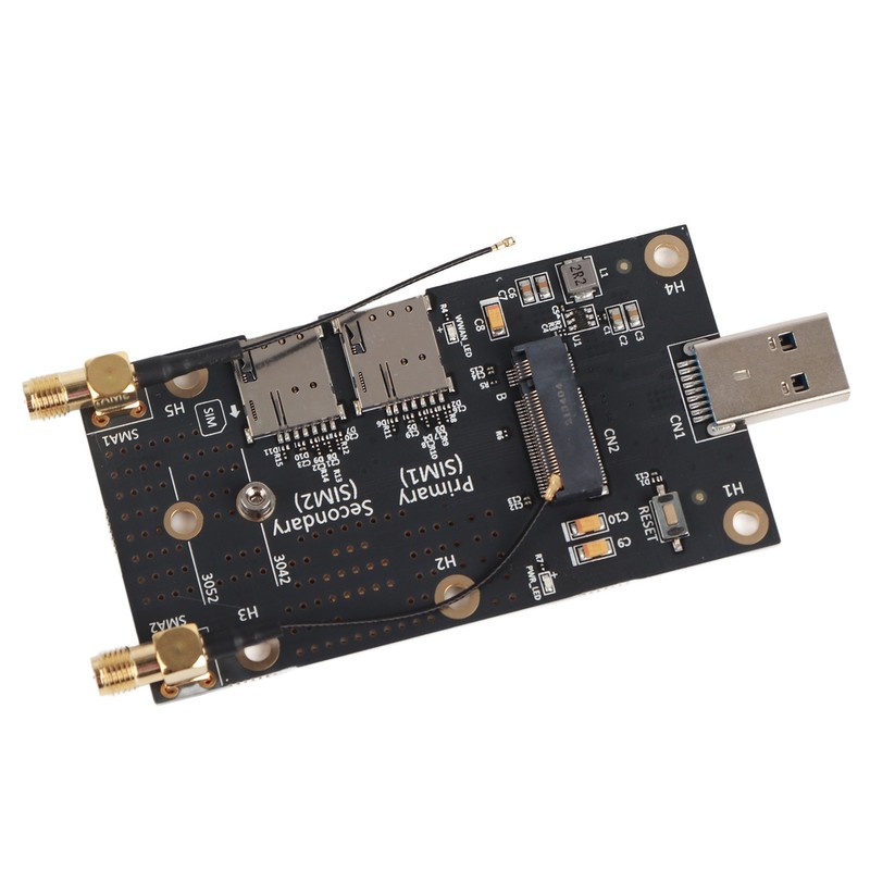 NGFF M.2 to USB3.0 Adapter Dual SIM Card Slot LTE