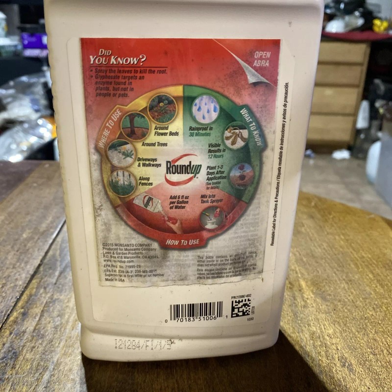 roundup concentrate weed and grass killer 36.8 fl oz