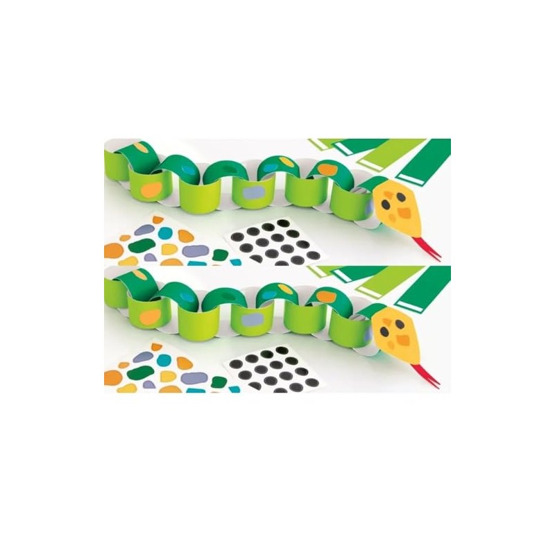 Unique Snake DIY Paper Chain Craft Kit (Pack of 4)