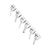 6Pcs Oblique Nozzle 850 for Hot Air Gun Soldering Desoldering