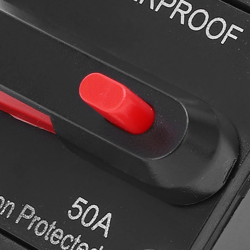 DC 32V Circuit Breaker with Switch Manual Reset Waterproof for