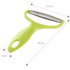 Green Cabbage Peeler for Kitchen, Wide Mouth Vegetable Peeler, Potato