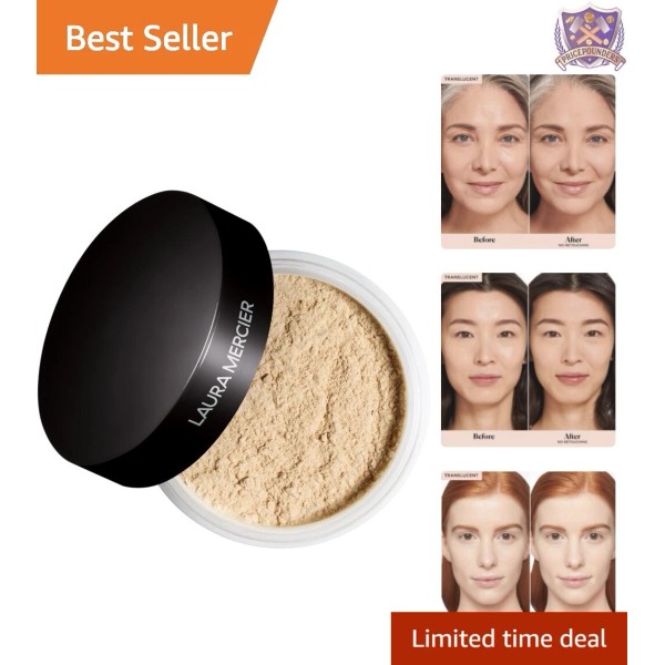 Unbranded Soft Matte Finish Loose Powder - Long-Lasting Shine Control,
