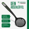 CHEFKOCH Premium Straining Spoon - Perfect for Straining Dumplings, Mouth