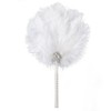 1920s Vintage Ostrich Feather Bouquet Fan Gatsby Bridesmaid Dance Feather