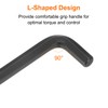 sourcing map Hex Key Wrench 14mm L-Shape Hexagon Metric Wrenches