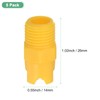 M METERXITY 5-Pack PP Flat Fan Sprayer Tip, 1/4BSPT Male
