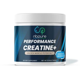 nbpure nbpure Micronized Creatine Monohydrate C Support Muscle Endurance, Power, Size, RecoveryC No Artificial Ingredients C Ideal for All Active Lifestyles