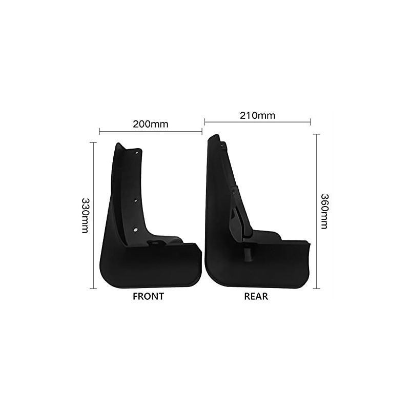 Mud Flaps Kit for 2024 Toyota Highlander 2020-2023 Mud Splash