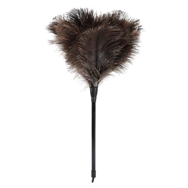 Natural Ostrich Feather Duster 14.9 Inch Fluffy Mini Dusters with