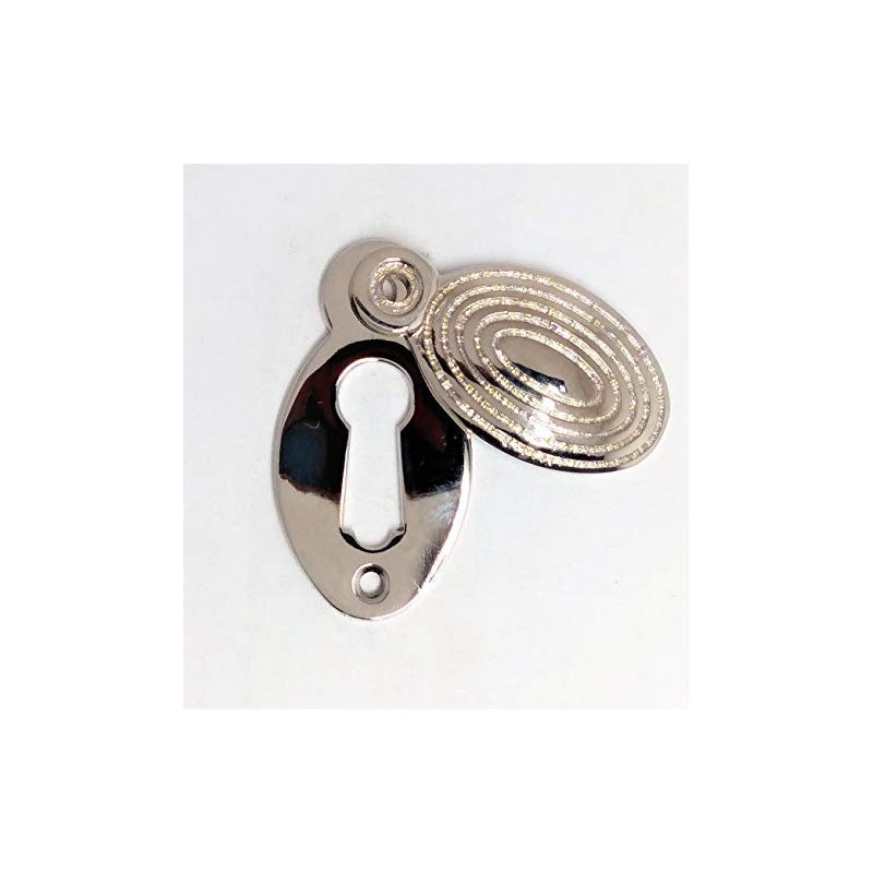 Infinity Decor Antique Oval Beehive Design Door Lock Keyhole Escutcheon