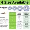 1-1/2" Screw on Furniture Sliders-Furnigear Heavy Duty PTFE (Teflon) Chair