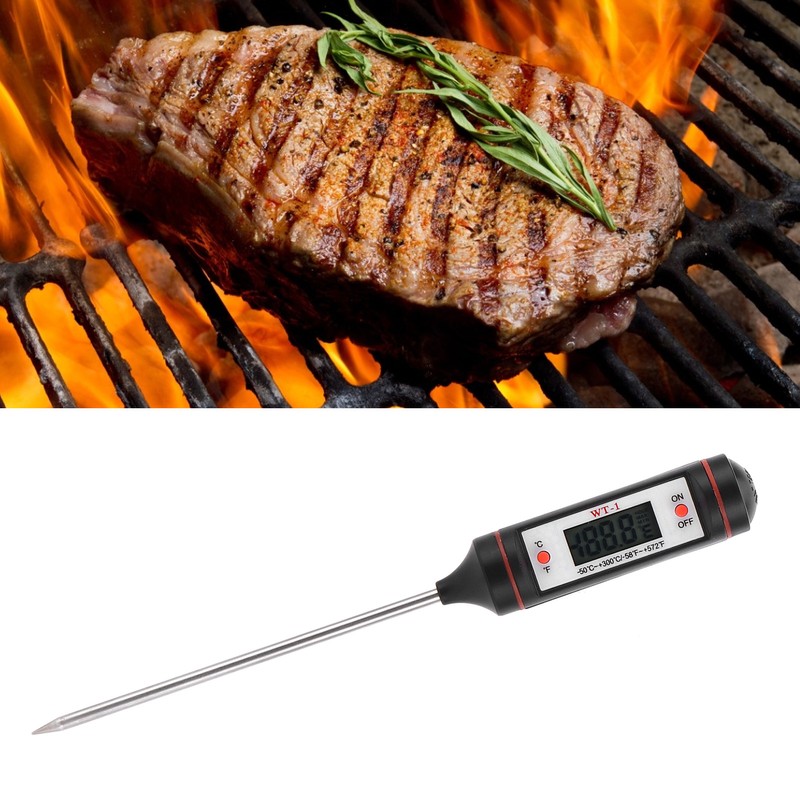 Digital Food Thermometer with Long Probe Electronic Thermometer for Kithcen
