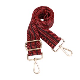 THE ARTISAN STYLES Women's Purse Strap Replacement Crossbody Handbag Shoulder Strap Adjustable, Embroidered Pattern_RED17