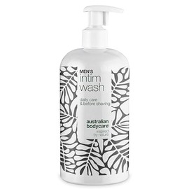 Intimate Wash Gel for Men (500 ml) Against Irritation, Itching and Odour - With 4-Terpineol Known from Tea Tree Oil, Cockatoo Plum and Glycerine