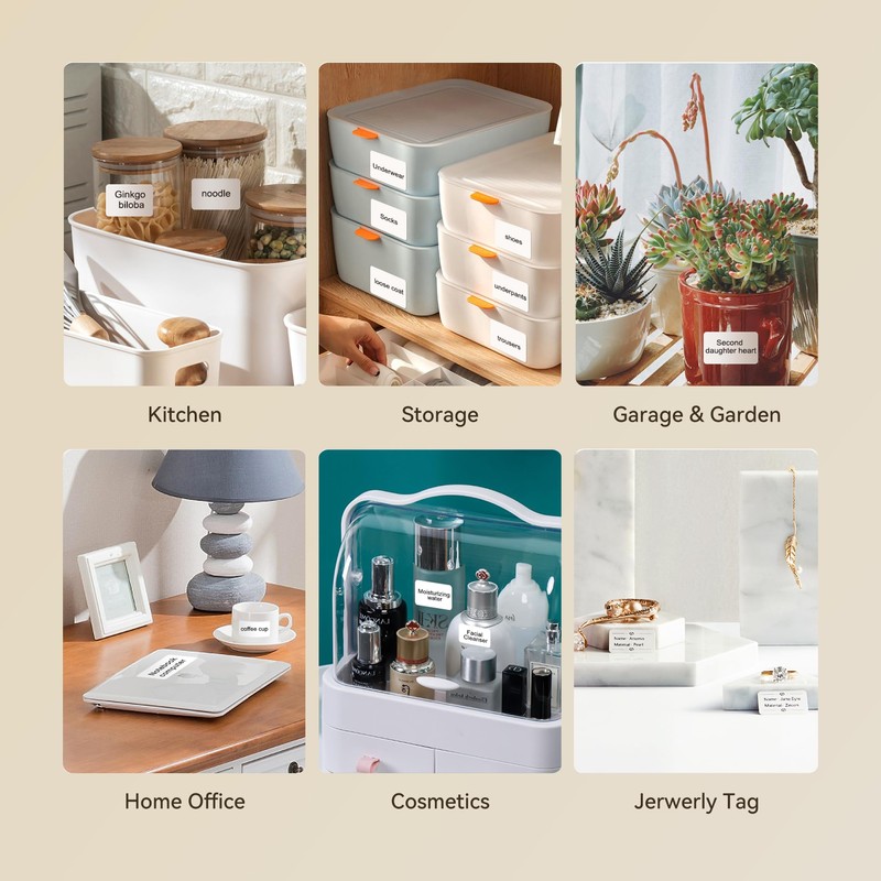 NIIMBOT B21 Label Maker Machine,Bluetooth Barcode Label Printer Printing Size