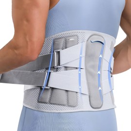 FIONOFY Back Brace for Lower Back Pain Women, Brace Posture Corrector with 3 Lumbar Pads,Back Support Belt for Men and Women, Sciatica, Herniated Disc, Scoliosis