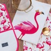 Sara Miller tea towel flamingo placement