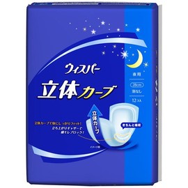 Whisper 3D Curved Night, 12 Packs