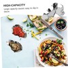 OHPHCALL 6pcs Stainless Steel Oyster Dipping Dishes Reusable Oyster Shell