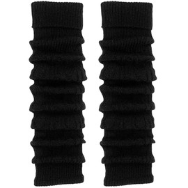 TODO Women's Warm Leg Warmers with Wool - Soft, Flexible, Long. Leg Warmers for Winter When It's Cold - Leg Warmers, Black - Long Leg Warmers