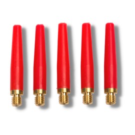 Katimex® Starting Sleeve 2.0 for Kati Blitz Compact | Pack of 5 | for Glass Fibre Profile Diameter 3.0 mm Brass Sleeve with Plastic Sheath, Male Thread M5