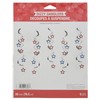 Creative Converting Patriotic Stars Dizzy Danglers, Multicolor