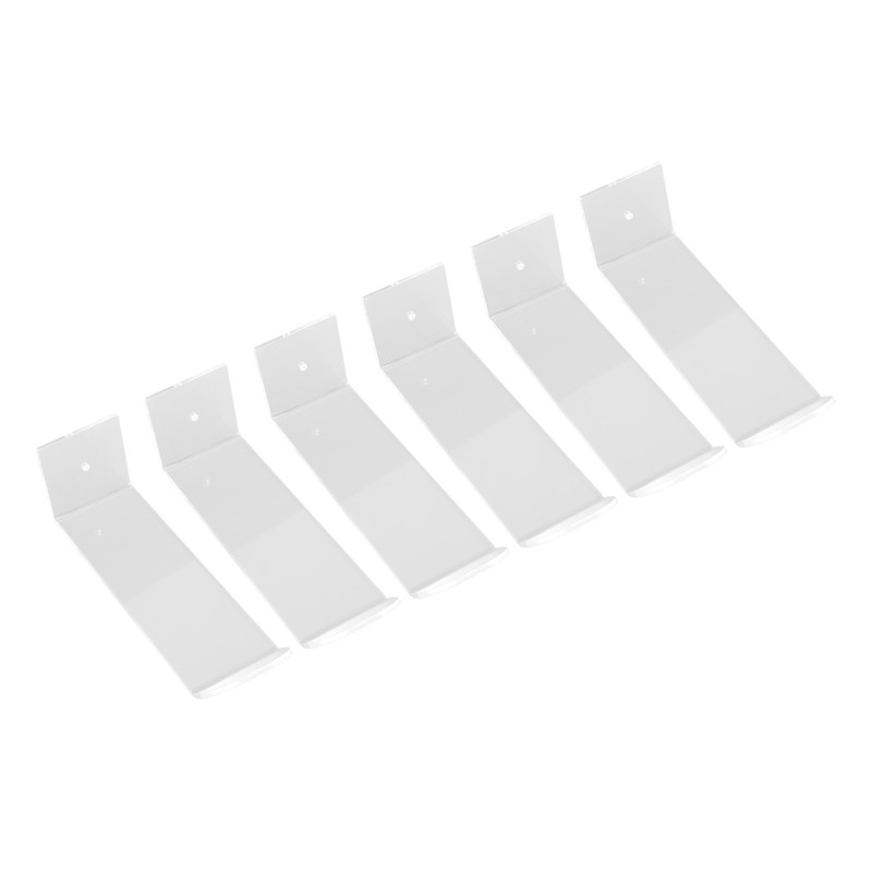 6pcs Acrylic Headband Holder Wall Clear Hanging Headband Organizer Storage