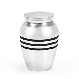 Mini Urns for Human Pet Ashes,Small Urn Funeral,Pet Urns for Dogs Cats,Cremation Ashes Keepsake (Silver)