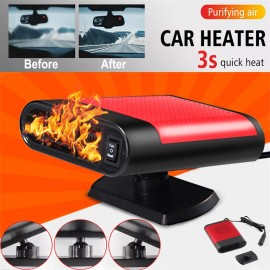 Unbranded 12V Car Heater Portable Electric Heating Fan Defogger Defroster Demister 1200W