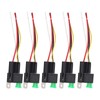 5Pcs Automotive Relay 12V DC 30A 4 Pin 4 Wire
