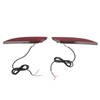 2Pcs LED Rear Bumper Reflector Light Waterproof Super Bright Long