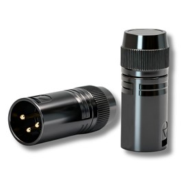 HOSONGIN 2-Pack 120 Ohm 3-Pin XLR Terminator - DMX512 Signal Protector for Stage Lighting & Audio Equipment​