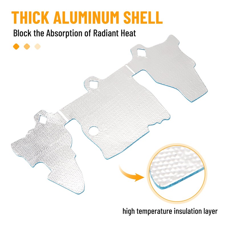 Fuel Rail & Injector Cover Kit Heat Shield Kit 010378