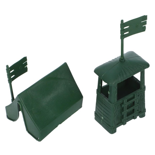 SHINEOFI 10Set Miniature Post Tent Realistic Scenery for Sandbox Play