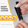 BEZOX BEZOX Sharp Curved Blade Finger Nail Clippers, Heavy Duty