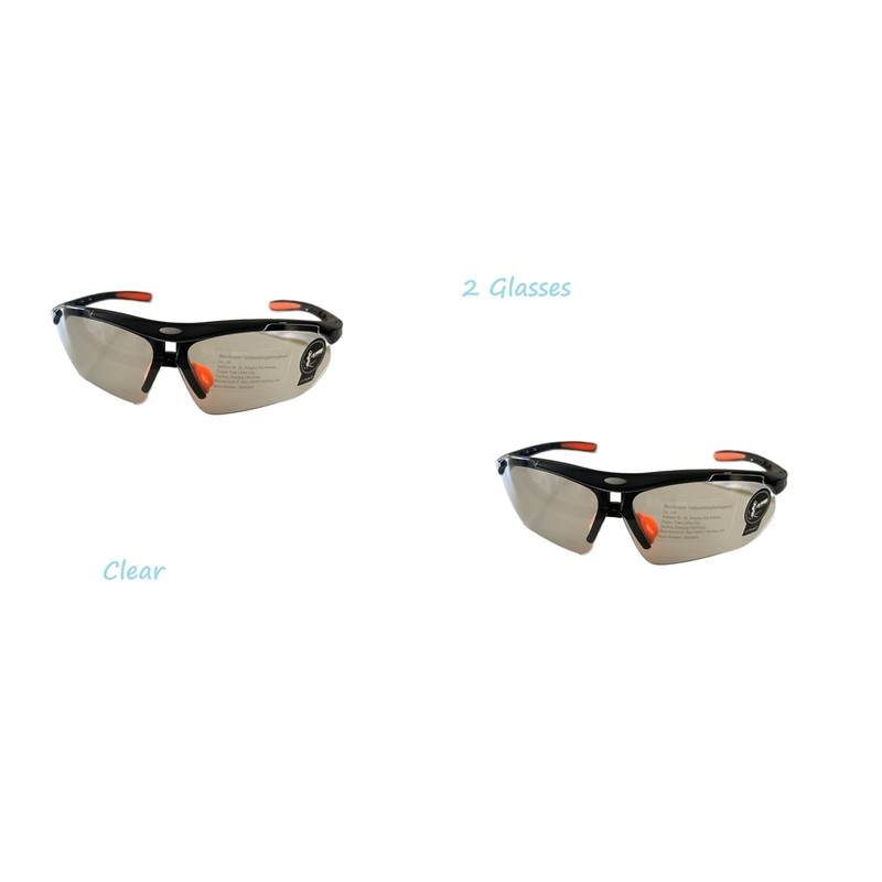 2 Pair Safety Glasses – Protective Eyewear for DIY Projects,