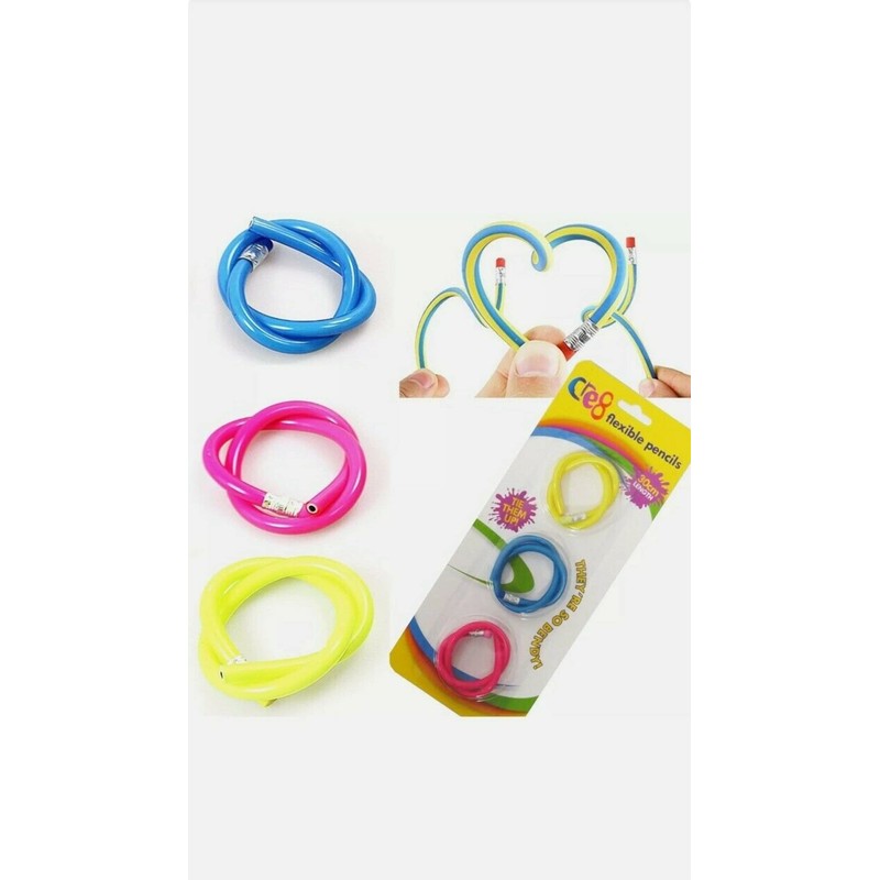 Cre8 Kenzies Flexible Pencils Pack of 3