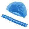 Ambiderm Gorro Plisado Ambiderm, 100 Piezas, Azul