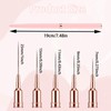 Ehuixinsheng 5Pcs Nail Art Liner Brushes,Fine Thin Nail Art Brush