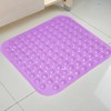 Shower Mat, 48 x 48 cm, Non-Slip Square Bath Mat,