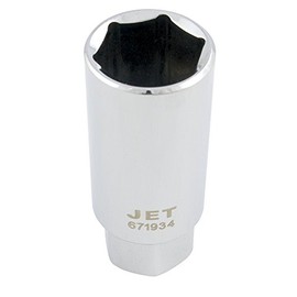 JET 671934-3/8-Inch Drive, 13/16", SAE Spark Plug Chrome Socket