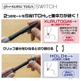 Mitsubishi Pencil Alpha Gel Switch Mechanical Pencil 0.3 Limited Edition Apricot M31009GG1P.AC